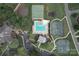 Aerial view of community amenities including pool, tennis courts, and playground at 517 Stuart Ridge None, Cramerton, NC 28032