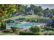 Resort-style swimming pool with expansive sundeck and waterslide at 517 Stuart Ridge None, Cramerton, NC 28032