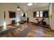 Home gym with treadmill, exercise bike, and yoga mats at 5229 Mt Holly Huntersville Rd, Charlotte, NC 28216