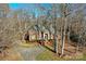 Aerial view of house, driveway, and landscaping at 5424 Amanda Ln, Belmont, NC 28012