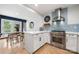 Modern kitchen with stainless steel appliances and white shaker cabinets at 59 Ridgeport Rd, Clover, SC 29710