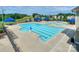 Large community pool with lap lanes and a fun area at 626 Lorain Nw Ave, Concord, NC 28027