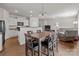 Dining area with table and chairs near kitchen at 8138 Paw Club Dr, Charlotte, NC 28214