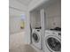 Convenient laundry closet with washer and dryer at 9600 Kayce Ln, Charlotte, NC 28213