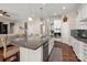 Large kitchen island with seating and ample counter space at 1365 Kings Bottom Dr, Fort Mill, SC 29715