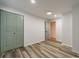 Neutral bedroom with new wood floors, white walls and updated doors at 1410 Mays Chapel Church Rd, Newton, NC 28658