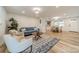 Spacious living room with modern decor, comfortable seating and wood-look flooring at 1410 Mays Chapel Church Rd, Newton, NC 28658