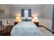 Cozy bedroom with neutral decor and wood flooring at 298 Misenheimer Nw Dr, Concord, NC 28025