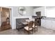 Kitchen with breakfast nook and stainless steel appliances at 298 Misenheimer Nw Dr, Concord, NC 28025