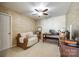 Versatile bonus room with couch and work space at 318 Rose Garden Ct, Rock Hill, SC 29732