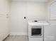 Laundry room with washer and dryer, and extra cabinet space at 3801 Champaign St, Charlotte, NC 28210