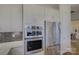 High-end stainless steel appliances in a modern kitchen setting at 45528 Misty Bluff Dr, Charlotte, NC 28278