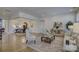 Bright and airy living room with hardwood floors and open floor plan at 45528 Misty Bluff Dr, Charlotte, NC 28278