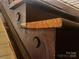 Detailed view of the carved staircase at 507 Park Ave, Salisbury, NC 28144