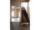 Wooden staircase leading to the upper level of the home at 507 Park Ave, Salisbury, NC 28144