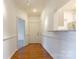 Bright entryway with hardwood floors and view to living area at 5601 Fairview Rd # 22, Charlotte, NC 28209