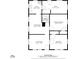 Floor plan highlighting a 1001 sq ft home with multiple bedrooms and a living room at 611 Clarinda St, Rock Hill, SC 29730