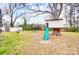 Playset with slide in a spacious backyard at 621 Flint St, Rock Hill, SC 29730