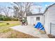 Spacious backyard with a patio, shed, and playset at 621 Flint St, Rock Hill, SC 29730
