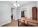 Bright dining area with table and chairs near living room at 621 Flint St, Rock Hill, SC 29730
