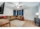 Living room featuring a sectional sofa and hardwood floors at 621 Flint St, Rock Hill, SC 29730