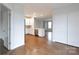 Modern kitchen featuring white cabinets and stainless steel appliances at 100 Linestowe Dr, Belmont, NC 28012