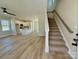 View of staircase leading to the second floor from the main living area at 1026 N Oakwood St, Gastonia, NC 28052