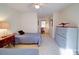 Bedroom with two twin beds and window seat at 12 Woodvine Ln, Clover, SC 29710
