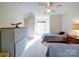Bedroom with two twin beds and window seat at 12 Woodvine Ln, Clover, SC 29710