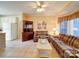 Bright breakfast nook with comfortable seating and kitchen access at 12 Woodvine Ln, Clover, SC 29710