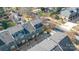 Aerial view showcasing townhome community at 1304 Queen Lyon Ct, Charlotte, NC 28205