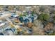 Wide aerial view of the townhome community and surrounding area at 1304 Queen Lyon Ct, Charlotte, NC 28205