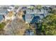 Aerial view of the townhome community at 1304 Queen Lyon Ct, Charlotte, NC 28205