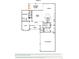 Floor plan showcasing the layout of the first floor including 3 car garage, kitchen, and great room at 13944 Roosevelt Grove Dr, Huntersville, NC 28078