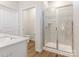 Bathroom with a walk-in shower and a separate toilet area at 1417 Turkey Roost Rd # 69, Fort Mill, SC 29715
