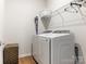 Laundry room with washer, dryer, and overhead shelving at 1417 Turkey Roost Rd # 69, Fort Mill, SC 29715