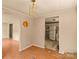 Dining area with wood floors and a view of the kitchen at 2101 Englewood St, Kannapolis, NC 28083