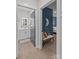 Modern bathroom with a sleek vanity and gray walls at 3630 N Davidson St # 2210, Charlotte, NC 28205