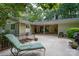 Large back patio with ample space for seating and relaxation at 825 W Ketchie St, China Grove, NC 28023