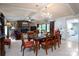 Spacious dining room with a view of the living room and kitchen at 825 W Ketchie St, China Grove, NC 28023