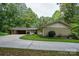 Side view of ranch home showcasing attached carport at 825 W Ketchie St, China Grove, NC 28023