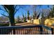 Spacious backyard with wooden deck and privacy fence at 832 Richard Ave, Kannapolis, NC 28081