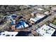 Aerial perspective of a commercial building in a town at 921 Northeast Dr, Davidson, NC 28036