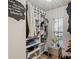 Walk-in closet with shelving and window at 9408 Hamel St, Charlotte, NC 28215
