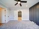 Bedroom with gray wall and carpet flooring at 1005 Venus St, Kannapolis, NC 28083