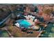 Community swimming pool with surrounding lounge area at 135 Yellowbell Rd, Mooresville, NC 28117