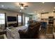 Open living room, kitchen, and dining area at 138 Lanyard Dr # B, Mooresville, NC 28117