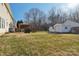 Large backyard with shed and gazebo at 343 Cottonwood Park Dr, Charlotte, NC 28214