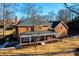 Brick home with covered porch and expansive backyard at 3467 Rock Bridge Dr, Conover, NC 28613