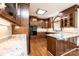 Kitchen boasts granite countertops and ample cabinetry at 3467 Rock Bridge Dr, Conover, NC 28613
